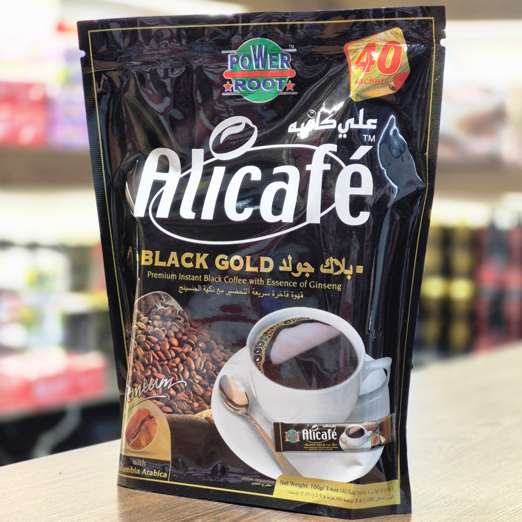 علی کافه بلک گلد وارداتی اصلی 40عددی